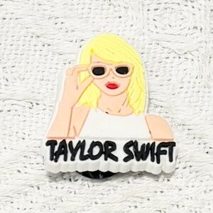 5/$15 MUST BUNDLE CROCS Taylor Swift Jibbitz Charm - Yellow and Black